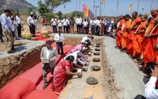 Foundation laid for Cold Storage in Dambulla